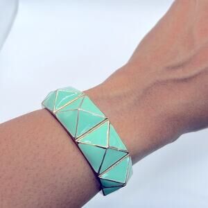 Beautiful Vintage Geometric Cuff Bracelet